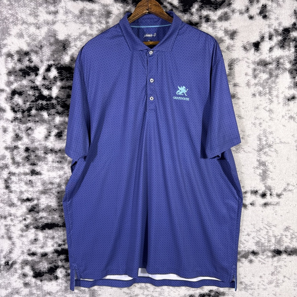 Johnnie O Polo Shirt Mens Size Extra Large Grandover Golf Preppy Old Money